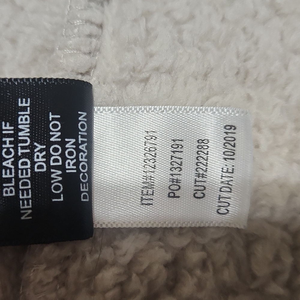 Torrid Sherpa Zip Up Jacket in Beige/Tan Size 4 (X) - Picture 11 of 11